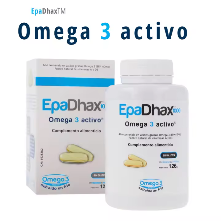 90 COMPRIMIDOS OMEGA 3 EPA DHAX + Vitaminas A y D3 - 1