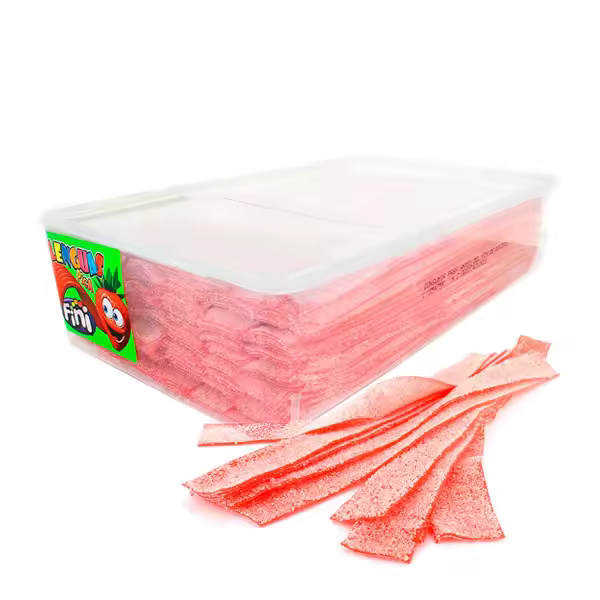Fini Lenguas de Fresa Pica Pica 200 Unds. Estuche - 1
