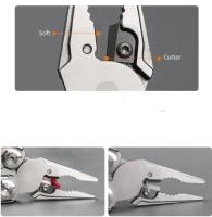 Alicates De Emergencia Plegables Multiusos Herramienta Táctica Con Cuchillo Combinado Para Supervivencia Equipamiento Al Aire Libre - details 12