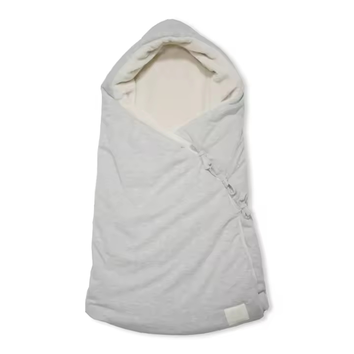 Saco de Bebé Gris Brilla en la Oscuridad - Saco para dormir Algodón Tipo Capazo Para Carrito de Bebé o Cuna - Saco Dormir Bebé Recién Nacido - Saco Calentito Invierno Para Bebé - Capazo Bebé - 1