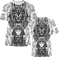 Camiseta Unisex De Estampado 3D BJU Ancient Egypt Estilo Casual Manga Corta Transpirable Para Viajes Y Uso Diario - details 28