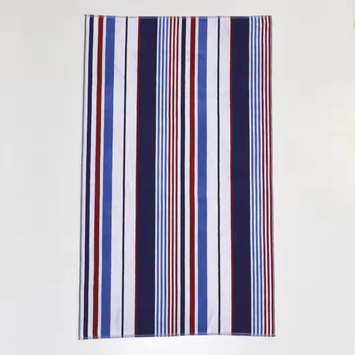 CASTMA GARANTIA DE ALTA CALIDAD - Toalla de Playa de Terciopelo MARINE - 100% Algodón Suave y Absorbente - 1