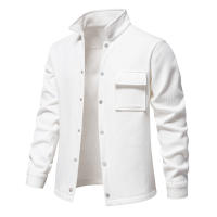 2024 otoño e invierno nuevo estilo terciopelo engrosado waffle chaqueta de punto con solapa para hombre abrigo con bolsillo tops para hombres - details 20