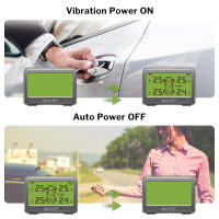 Sistema De Monitoreo De Presión De Neumáticos Para Coche Deelife TPMS Solar Control De Presión De Neumáticos Con Sensor Reemplazable Función De Medición De Temperatura Y Humedad En El Coche - details 8