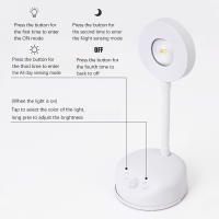 Lámpara De Pared LED Con Sensor De Movimiento 180° Rotación Luz Nocturna De 3 Niveles De Brillo Decoración Artística Para Estudio Pasillo Camping - details 3
