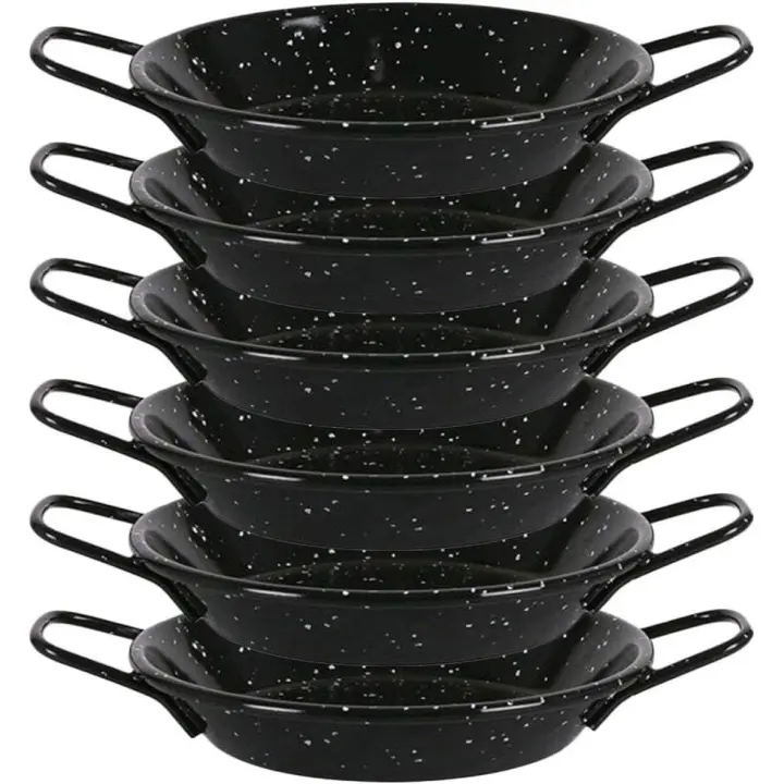 C.A - Paellera Honda de Acero Vitrificado para Deliciosas Paellas - Ideal para Cocinar en Casa - 1