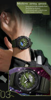 Reloj Deportivo De Lujo Para Hombre SANDA Con Cronógrafo LED Impermeable Y Pantalla Digital Cuarzo Reloj De Pulsera Militar - details 4
