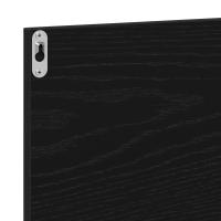 Espejo de baño vidaXL Negro Roble 60x10,5x37 cm Madera de ingeniería - details 6