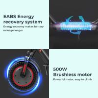 Aokda A1 Patinetes Electricos Adultos Plegable Scooter Freestyle, Motor De 800w, BateríA De Bicicleta EléCtrica 48v 12.5ah, NeumáTicos 10 Pulgadas Todo Terreno, Velocidad MáXima De 45km/H, Alcance MáXimo De 25km, Freno De Disco Ebike - details 5