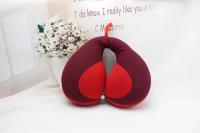 Almohada De Seguridad Para Niños En Coche U-Cuadrada De Peluche Soporte De Cabeza Para Viajes Almohada De Descanso Del Cuello Con Massaje Colorido - details 10