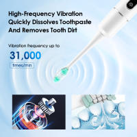 Limpia Dientes Eléctrica Portátil Con 6 Modos De Velocidad Alta Frecuencia De Vibración Eliminador De Tartar Para Blanqueamiento De Dientes - details 1