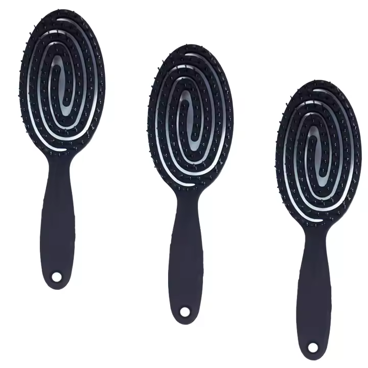 DEBEKOR Pack 3 y 6 Cepillos del Pelo Desenredantes Antitirones y Antirrotura - Para todo tipo de pelo - 1
