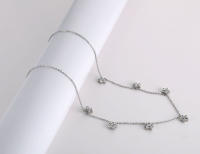 Collar De Estrella Bohemia Lokaer Para Mujeres Y Niñas Con Cristal CZ Y Acero Inoxidable Collar De Encanto N19204 Moda Chic - details 5
