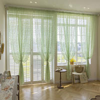Cortina De Encaje Blanca Con Bordado Floral Transparente Para Sala De Estar Decoración De Ventanas Y Puertas Estilo Romántico Y Lindo - details 10