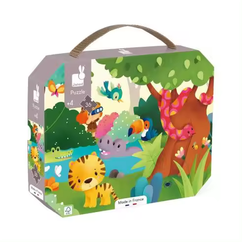 Puzzle Infantil Animales Salvajes 36 Piezas - Janod 02543 JU02543 JANOD - 1