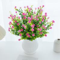 Flor Artificial De Eucalipto En Plástico Para Decoración De Bodas Y Festivales Uso En Vaso De Escritorio O Pared Sin Mantenimiento - details 8