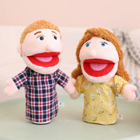Puppets De Peluche Para Niños 28-33cm Muñecos De Dedos Y Mano Para Juegos De Rol Nocturnos Y Cuentos Propios Juguetes De Interacción Familiar Para Niños Y Niñas - details 6