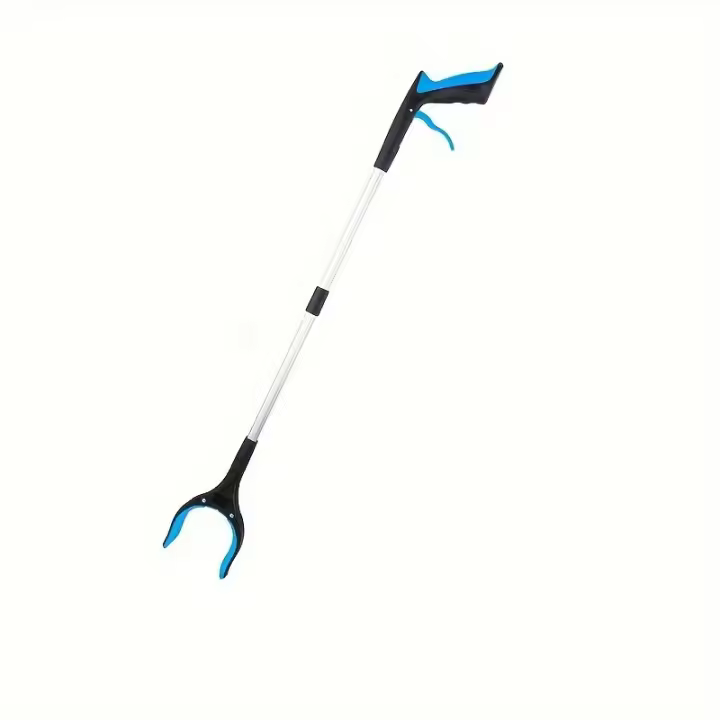 Herramienta De Cogedor Extensible De Aluminio Para Limpieza Y Recogida De Basura Clip Picker Herramienta De Extensión Sanitaria Para El Hogar - 1