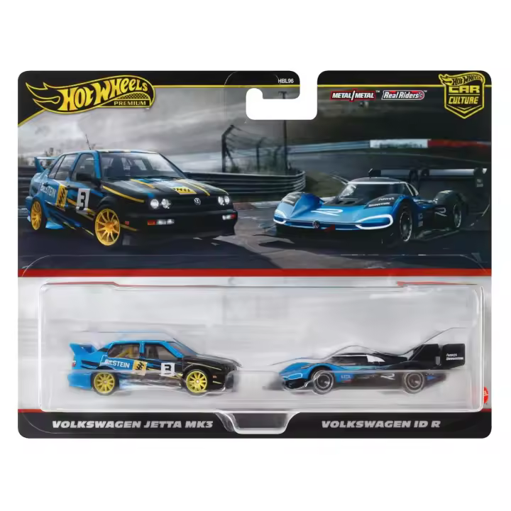 Hot Wheels Premium Pack 3 Volkswagen Jetta MK3 - Volkswagen ID R - 1