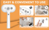 Cepillo para gatos Cepillo para Perros para Mascotas, Peine Quita Pelos para Mascotas con Depósito de agua y Spray, Limpia el Pelo de la Mascota del Cepillo con un Botón, Recargable por USB - details 4