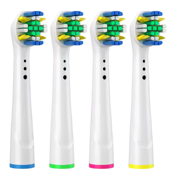 Cabezales De Repuesto Para Broca Eléctrica Sonic Universal 4 PCS DuPont Cerda Suave Cuidado Oral Dental Para Adultos - 1