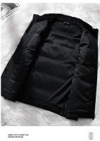 Chaqueta De down Para Hombre Talla Grande Invierno Abrigo Casual Con Capucha Cremallera Y Bolsillos Sin Mangas Aislada Y Gruesa - details 9