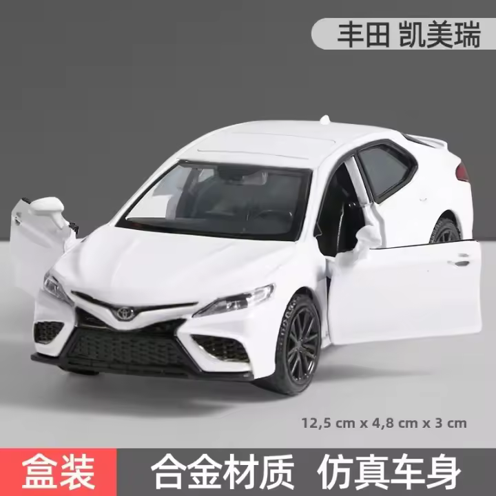 Coche De Juguete Toyota Camry XSE Para Niños a Escala 1:36 Con Retroceso Diecast Vehículo Metálico Coleccionable Regalo Para Chicos - 1