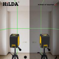 Nivel Laser HILDA 2 Líneas Recargable Por USB Mini Nivel Laser Auto Nivelado Con Láser Verde Rayos Horizontales Y Verticales - details 23