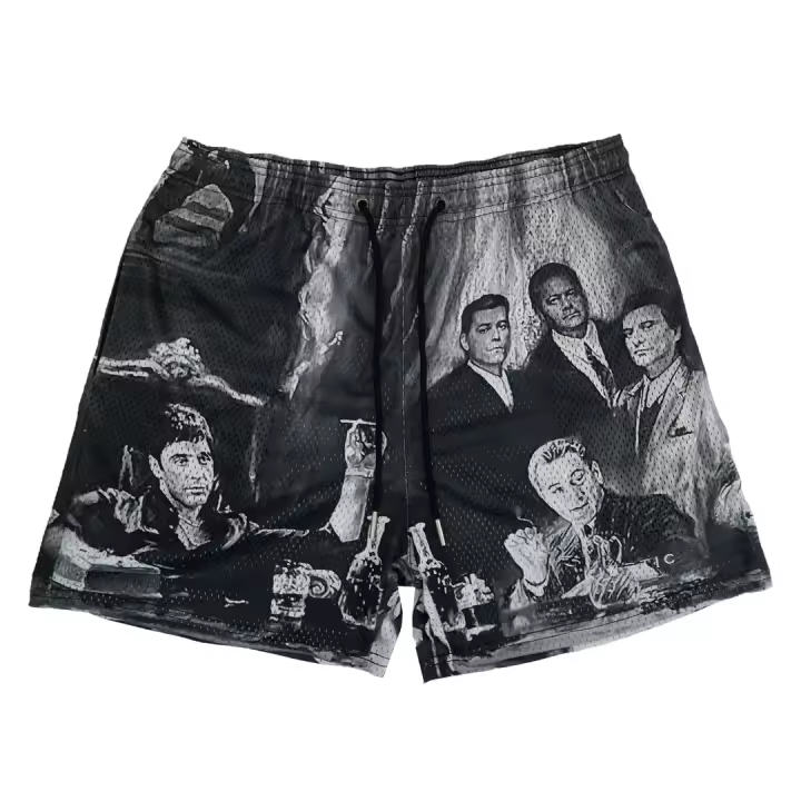 Shorts De Verano Para Hombre Estilo Casual Con Diseño De Rosas Poliéster Secado Rápido Transpirable Para Fitness Y Streetwear - 1