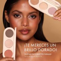 paleta 3 en 1 fair/medium, maquillaje profesional  en 3 sencillos pasos de farmasi - details 0