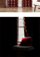 Cortinas De Blackout Con Hojas De Ginkgo Doradas 1 Pieza Cortinas Para Habitación Reducción De Luz Aislamiento Térmico Y Silencioso Decoración De Hogar Y Hotel - details 9