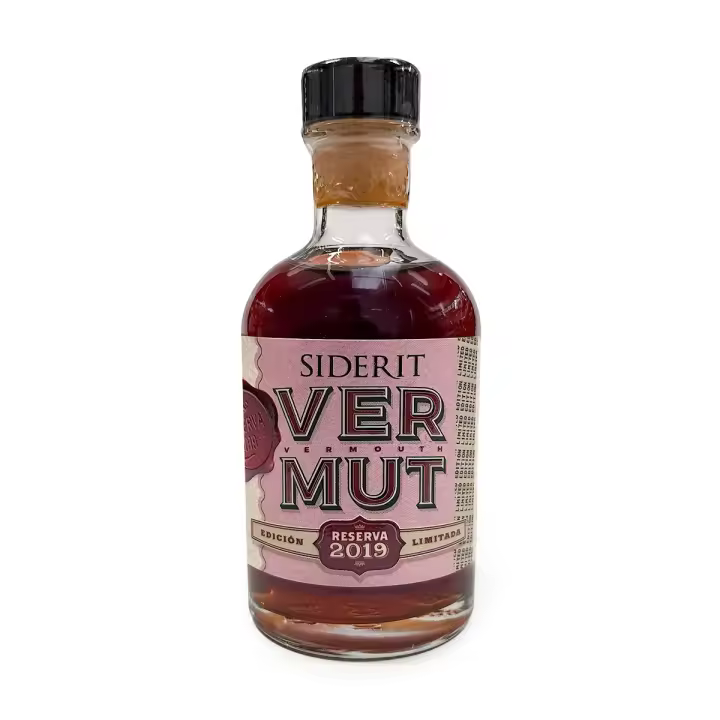 SIDERIT Vermut Edición Limitada 2019, 15% Vol 100 ml - Elaborado con uva Pedro Ximénez, doble macerado con hierbas y flores melíferas, envejecido 24 Meses en barrica de roble - 1