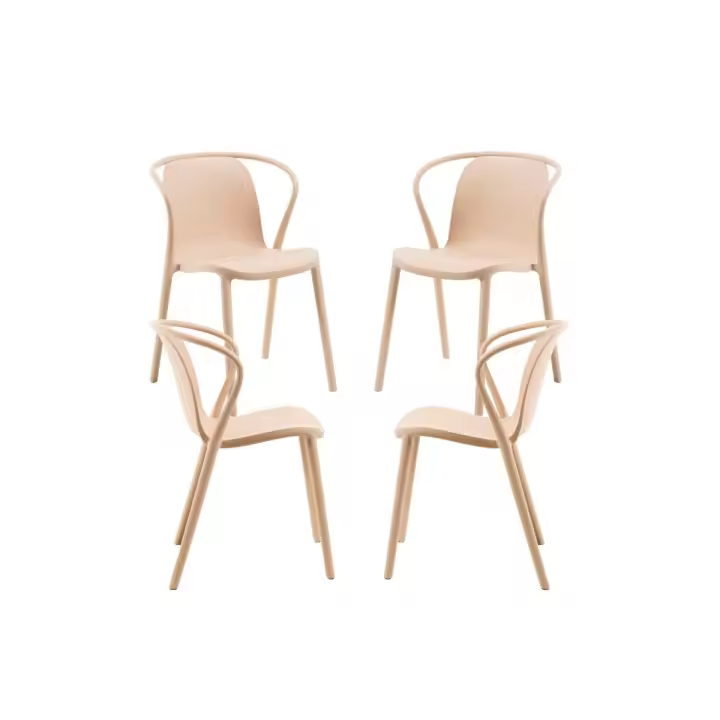 Pack 4 Sillas Zotli - Beige - 1