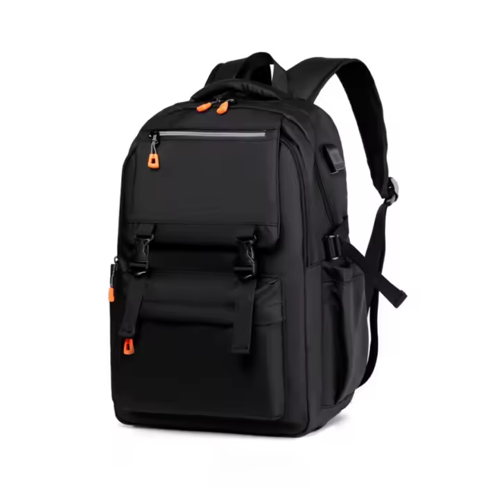 Mochila de gran capacidad para Hombres, bolsa de ordenador portátil, con múltiples capas de viaje - 1