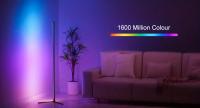 Lámpara De Piso Inteligente 150CM Con Control Por TUYA APP Cambio De Color RGB Trabaja Con Google Y Alexa Decoración Para Sala De Estar Y Game Room - details 2
