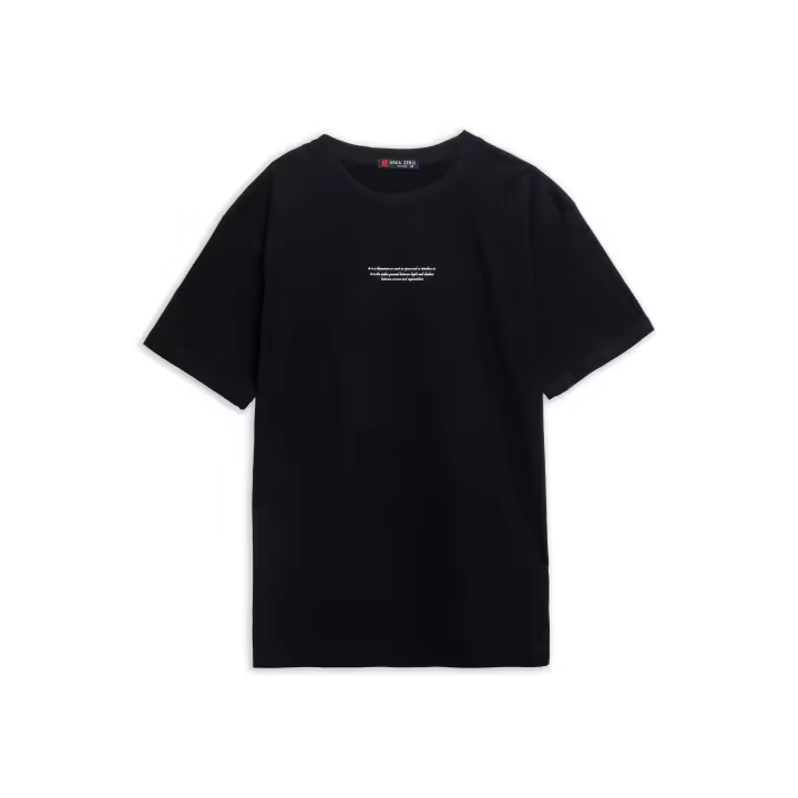 Camiseta Area Zero Negra Timeless Bear Oversized Tee - 1