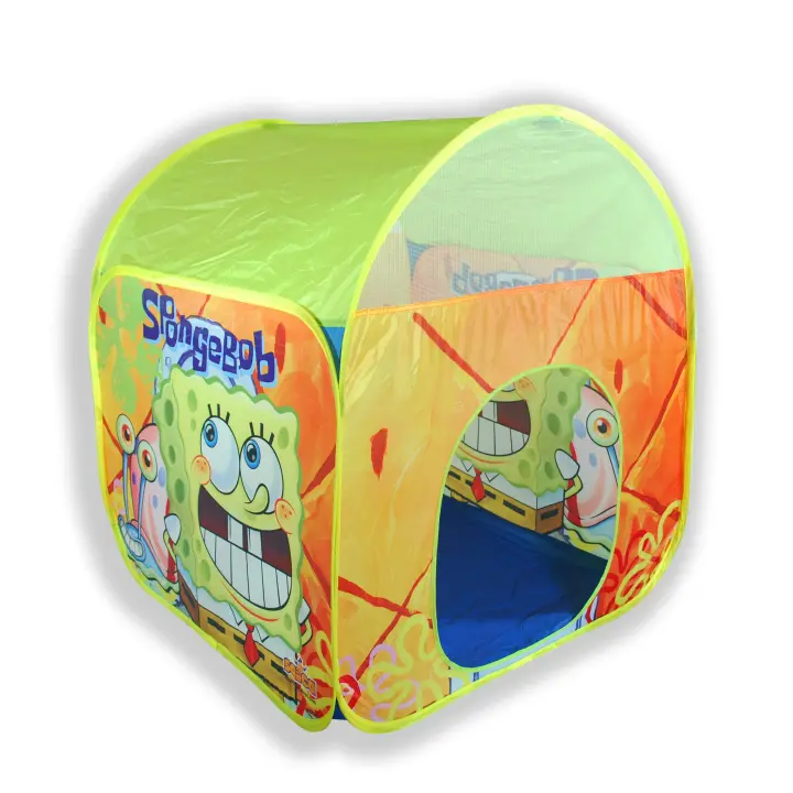 Tienda Casa de Juguete, con diseños exclusivos de Bob Esponja (8337) Tienda de campaña infantil. Sistema "pop up" automontable. Para interior y exterior. Calidad al mejor precio. De acuerdo a la normativa CE. +3 años - 1