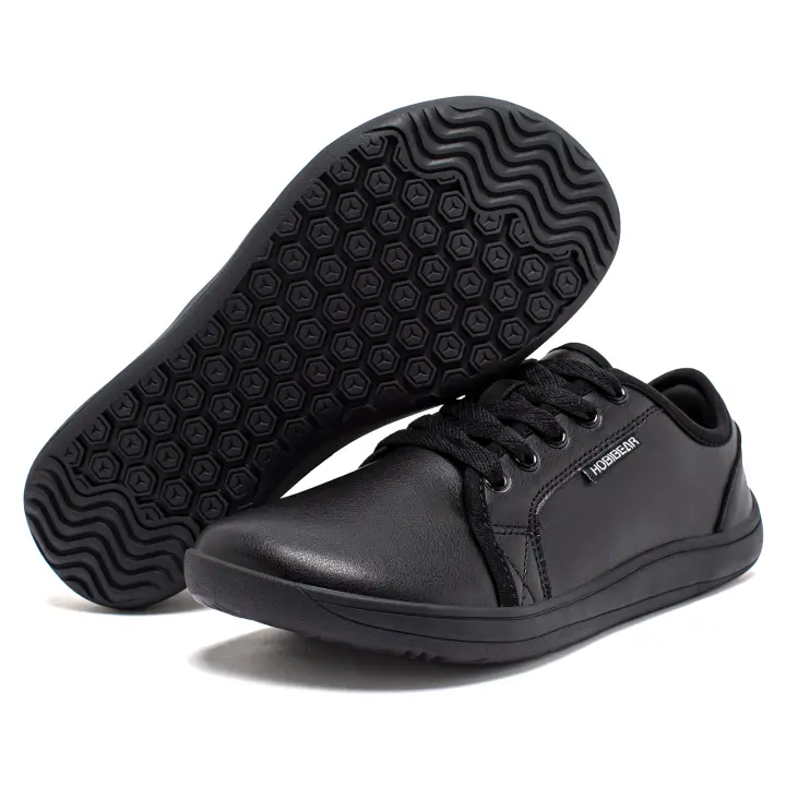 Zapatillas Casuales HOBIBEAR Para Hombres Y Mujeres Con Dedo Ancho Y Cero Bajada Zapatillas De Piel Sintética Ligera Para Caminar - 1