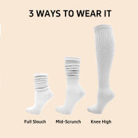 5 Pares De Medias Altas De Pierna Para Mujer Cómodas Y Cálidas Para Otoño E Invierno Transpirables Y Absorbentes De La Sudoración - details 3