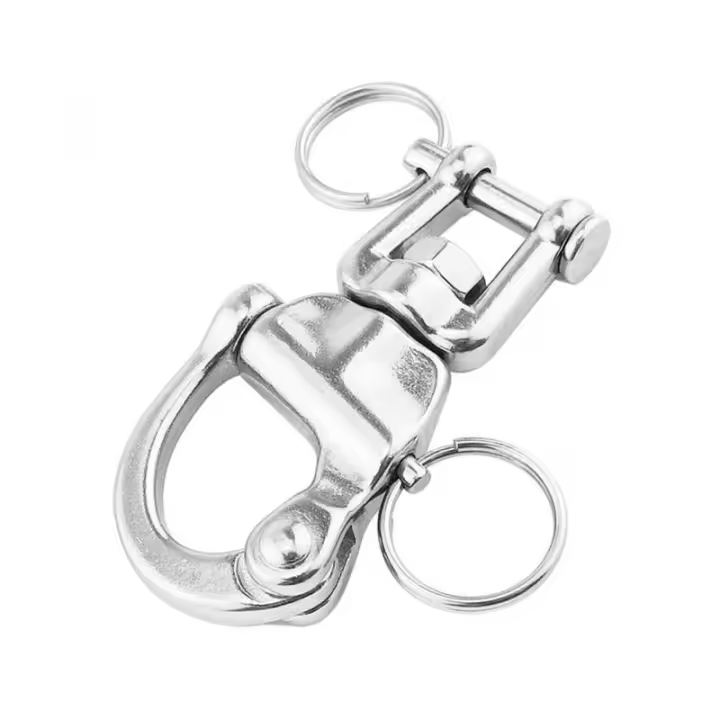 Juego De Ancoración Para Barco Con Hebilla Rápida Y Ojo Giratorio En Acero Inoxidable 316 Clip Con Anillo De Llave Silverado Para Náutica - 1