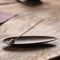 Soporte De Incienso De Cobre Aleación Para Ceremonia Zen De Té Uso Doméstico Interior Herramienta De Aromaterapia De Velas - details 4