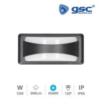 APLIQUE PARED LED GSC ANTHE GRIS 12W LUZ BLANCA 6500K 600 LUMENES - PROTECCION IP65 - details 0