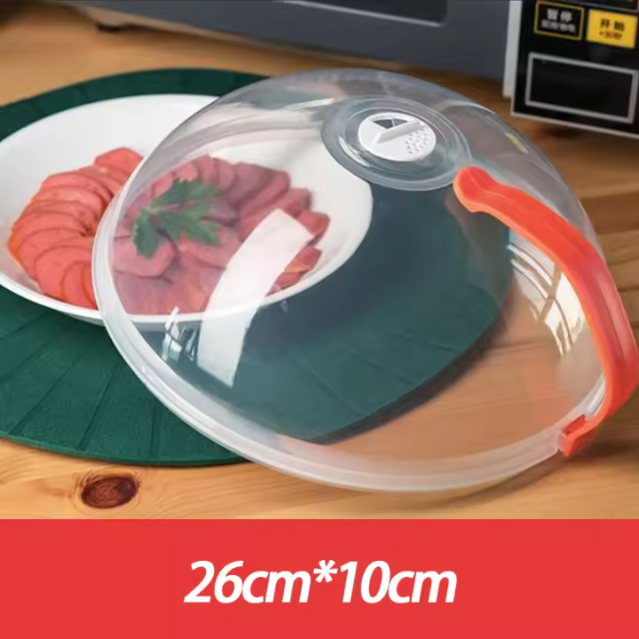 Tapa De Protección Contra Salpicaduras Para Microondas Con Mano Reutilizable Cubierta De Calentamiento Para Cocina En Casa - 1
