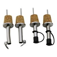 3pcs Tapón Para Botella De Vino Con Tapa Esmaltada Y Madera Eco-amigable Para Mantener El Vino Fresco Para Bodas Y Fiestas - details 3