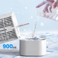 Refrigerador portátil, mini refrigerador de Aire 4 en 1 with Tanque de Agua de 900 ml, 4 velocidades de ventilador, 2 Modos de rociado, ossilación de 90 °, Luces de Colores, temporizador para oficina en casa - details 1
