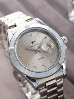 Reloj De Cuarzo Para Hombre Reloj De Pulsera De Moda Sencilla Y Lujo Para Uso Diario Y Negocios Con Calendario Pantalla Con Marcas Numéricas De Arábigas Material De Acero Inoxidable Resistente Al Agua - details 21