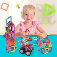 118 piezas de Bloques de construcción magnéticos para niños, juego de viaje, Kit de apilamiento de Estructura magnética, Juguete, Educational Gift para niños de 3 años Adelante - details 2