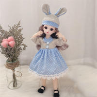 Muñeca Bjd De 30cm Con 12 Articulaciones Móviles Ojos Marrones 3D Ropa Y Zapatos Incluidos Juguetes Para Niñas Regalo Para Niños - details 13