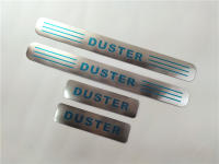 4PCS/Lot Placa De Entrada Ultrafina De Acero Inoxidable Para Renault DUSTER Cubierta De Pedal De Puerta Del Coche - details 1