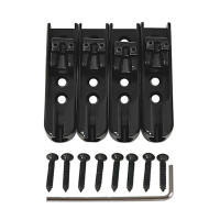 Juego De 4 Piezas De Puente Individual Para Guitarra Y Bajo Con 8 Tornillos Para Guitarra De Cuatro Cuerdas Marca YOUHA - details 3